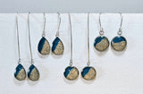 Plain Shoreline drop earrings