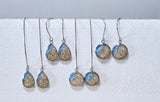 Plain Shoreline drop earrings