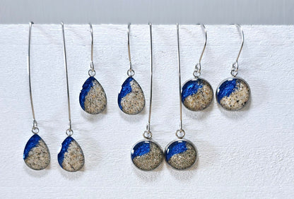 Plain Shoreline drop earrings