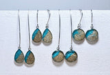 Plain Shoreline drop earrings