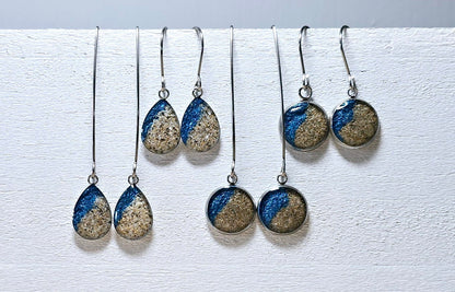 Plain Shoreline drop earrings