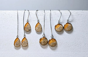 Plain Shoreline drop earrings