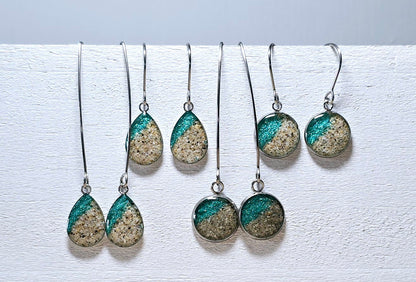 Plain Shoreline drop earrings