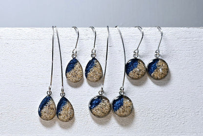 Plain Shoreline drop earrings
