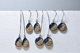 Plain Shoreline drop earrings