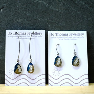 Seahorse Shoreline Sea drop earrings Peacock £8-£10