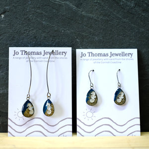 Seahorse Shoreline Sea drop earrings Peacock £8-£10