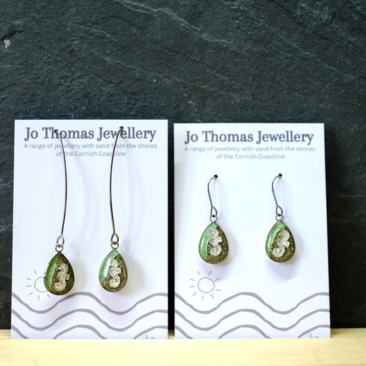 Seahorse Shoreline Sea drop earrings Yellow £8-£10