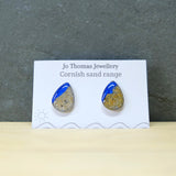 Shoreline Cornish sand seadrop studs