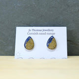 Shoreline Cornish sand seadrop studs