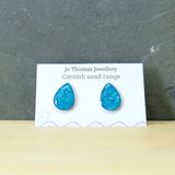 Sea Drop Cornish Sand studs