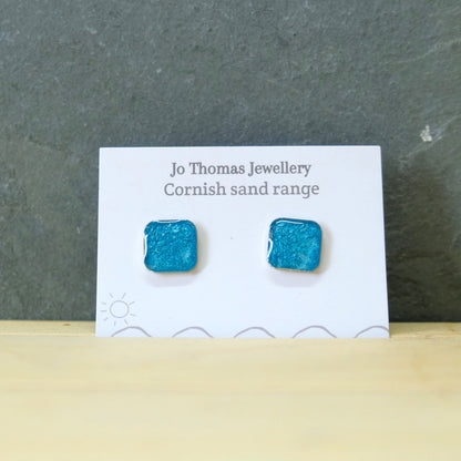 Cornish Sand Square studs