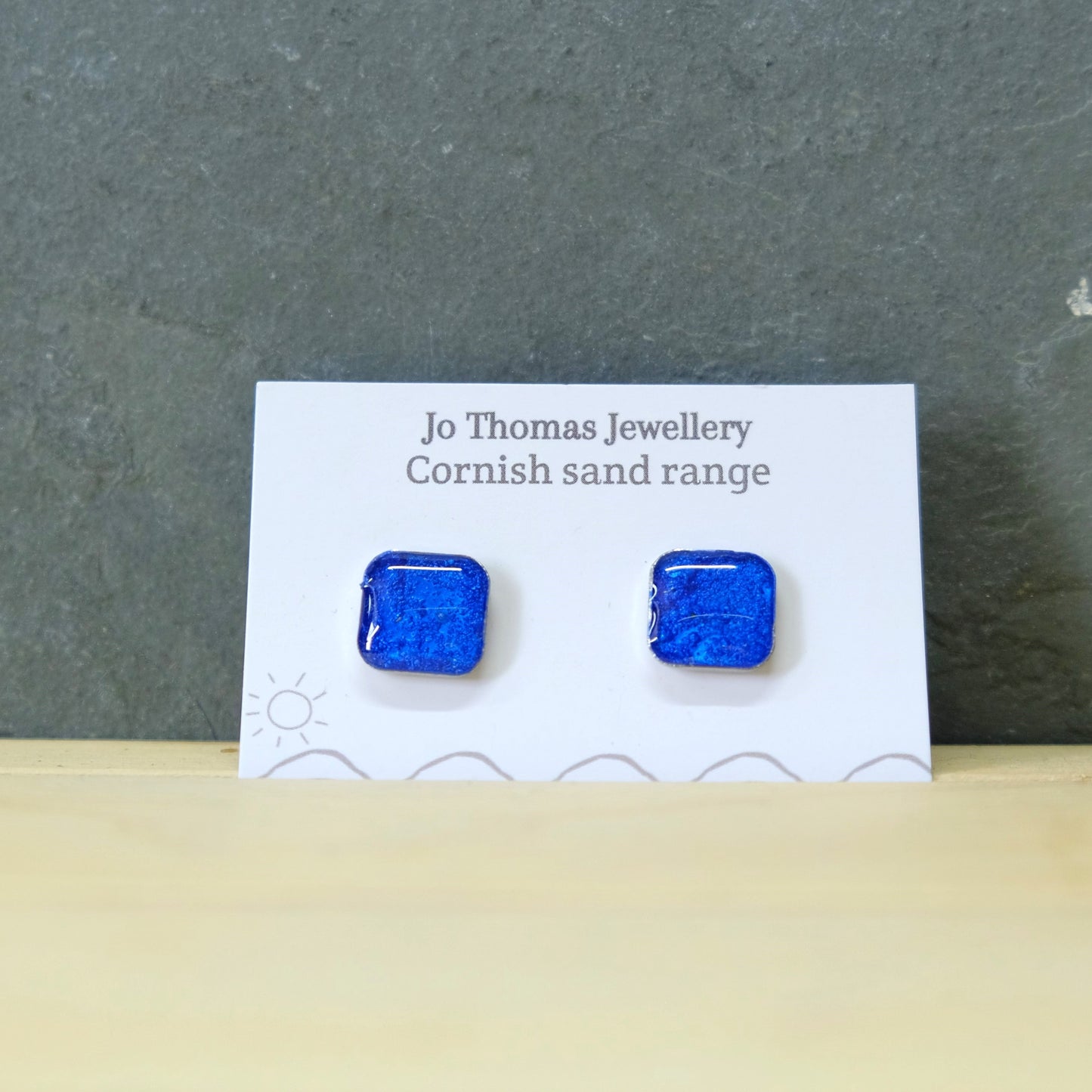 Cornish Sand Square studs