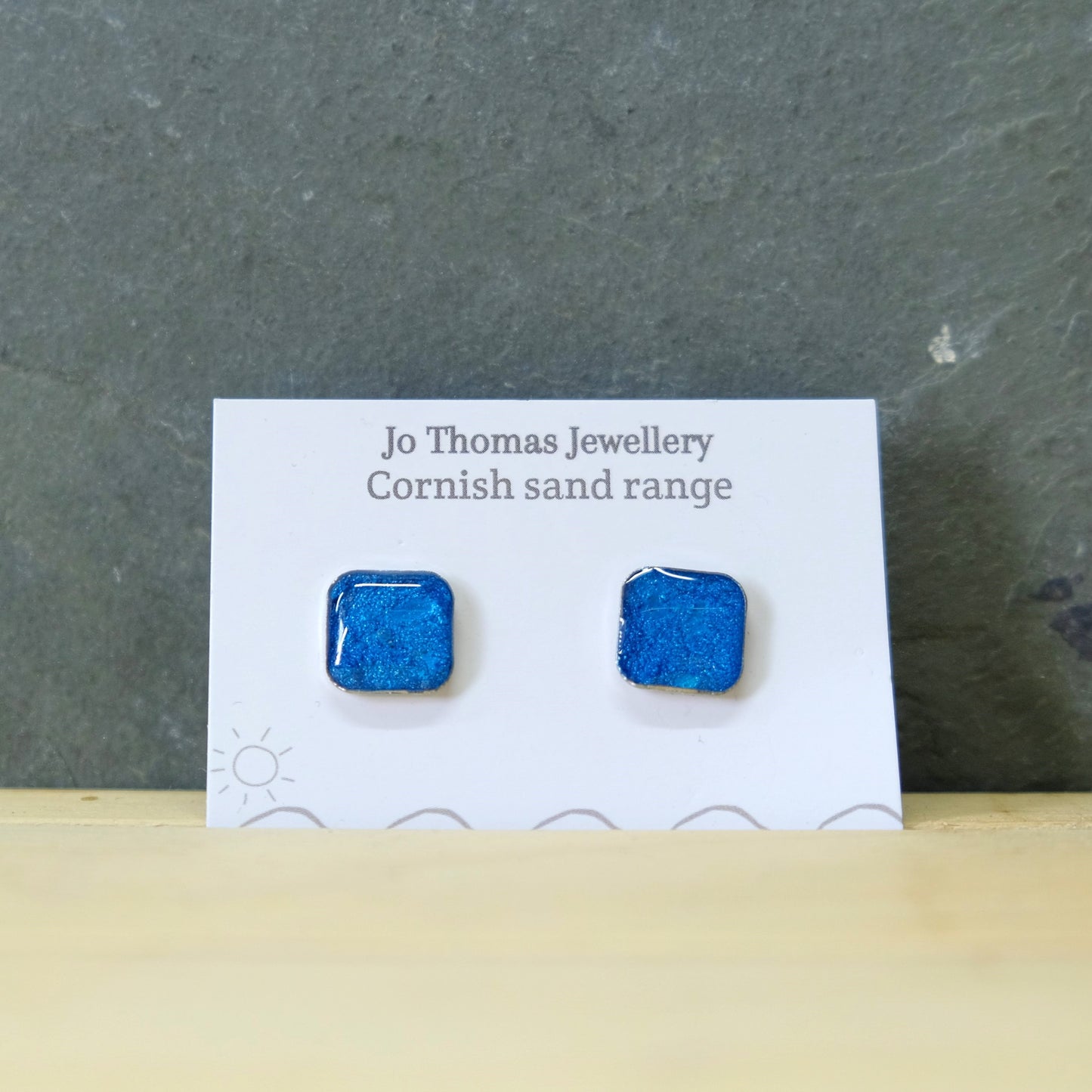 Cornish Sand Square studs