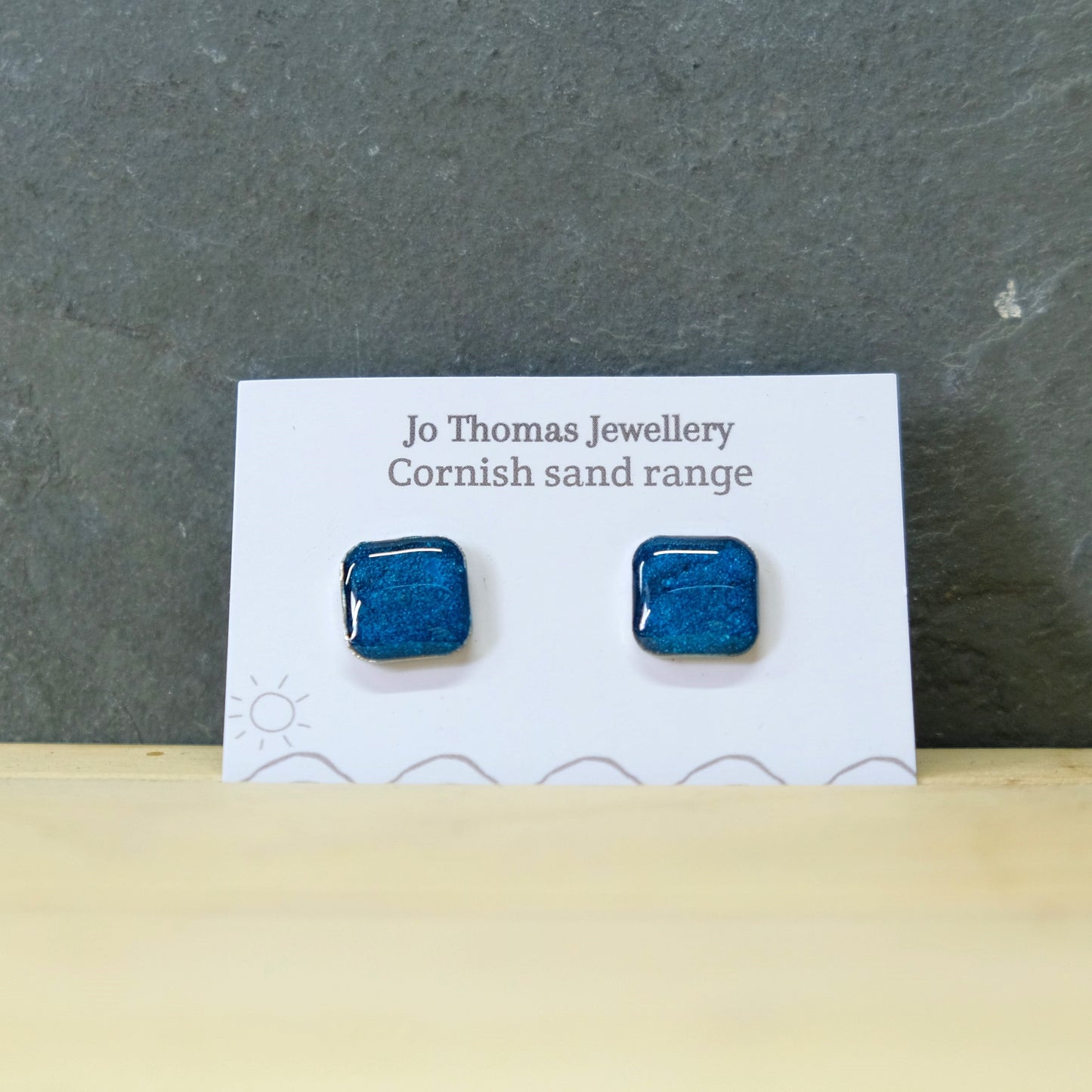 Cornish Sand Square studs