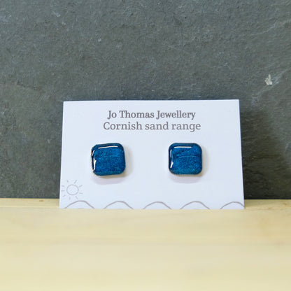 Cornish Sand Square studs