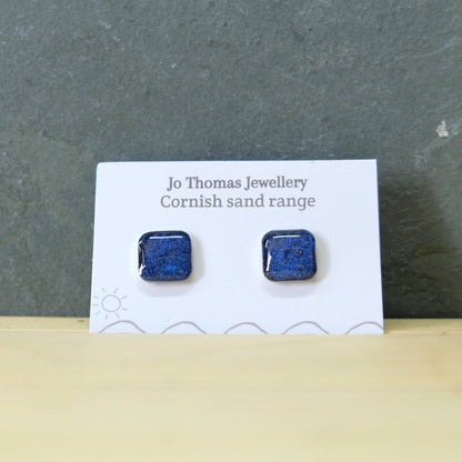 Cornish Sand Square studs
