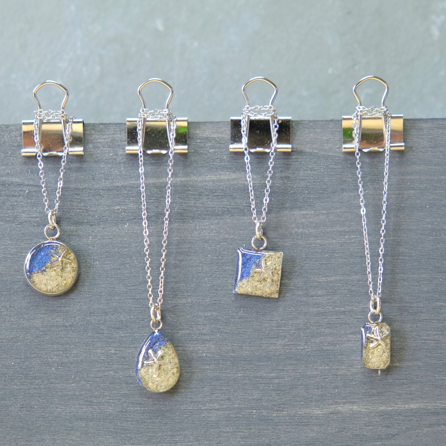 Shoreline Mini Pendants with Starfish Charms