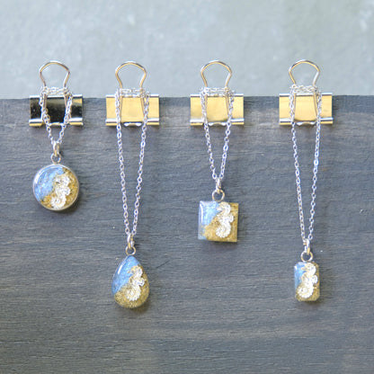 Shoreline Mini Pendants with Seahorse Charms