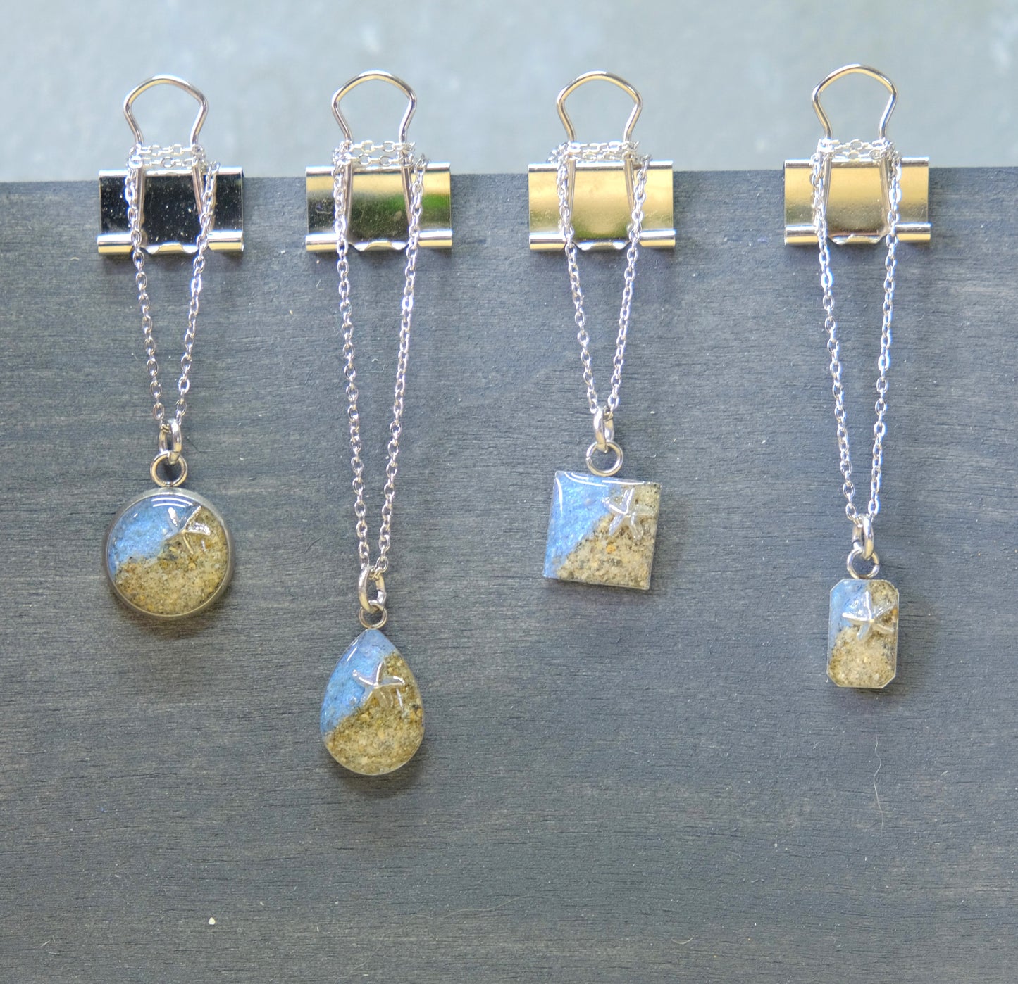 Shoreline Mini Pendants with Starfish Charms