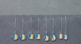 Seahorse Shoreline long wire drop earrings
