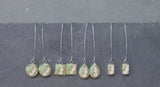 Seahorse Shoreline long wire drop earrings