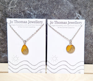 Shore line orange pendant