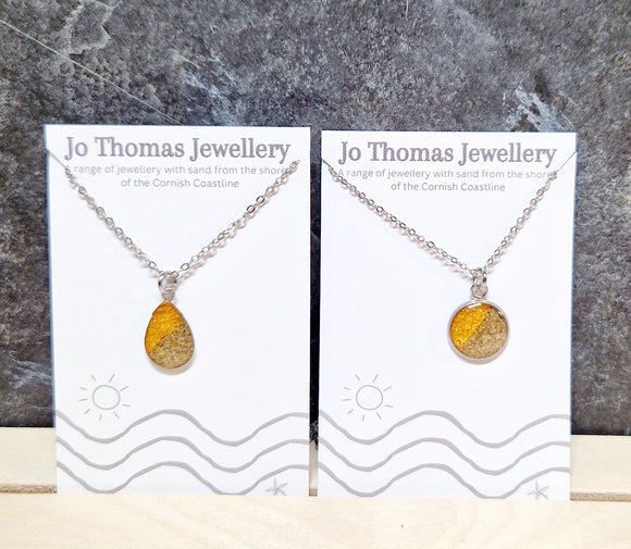 Shore line orange pendant