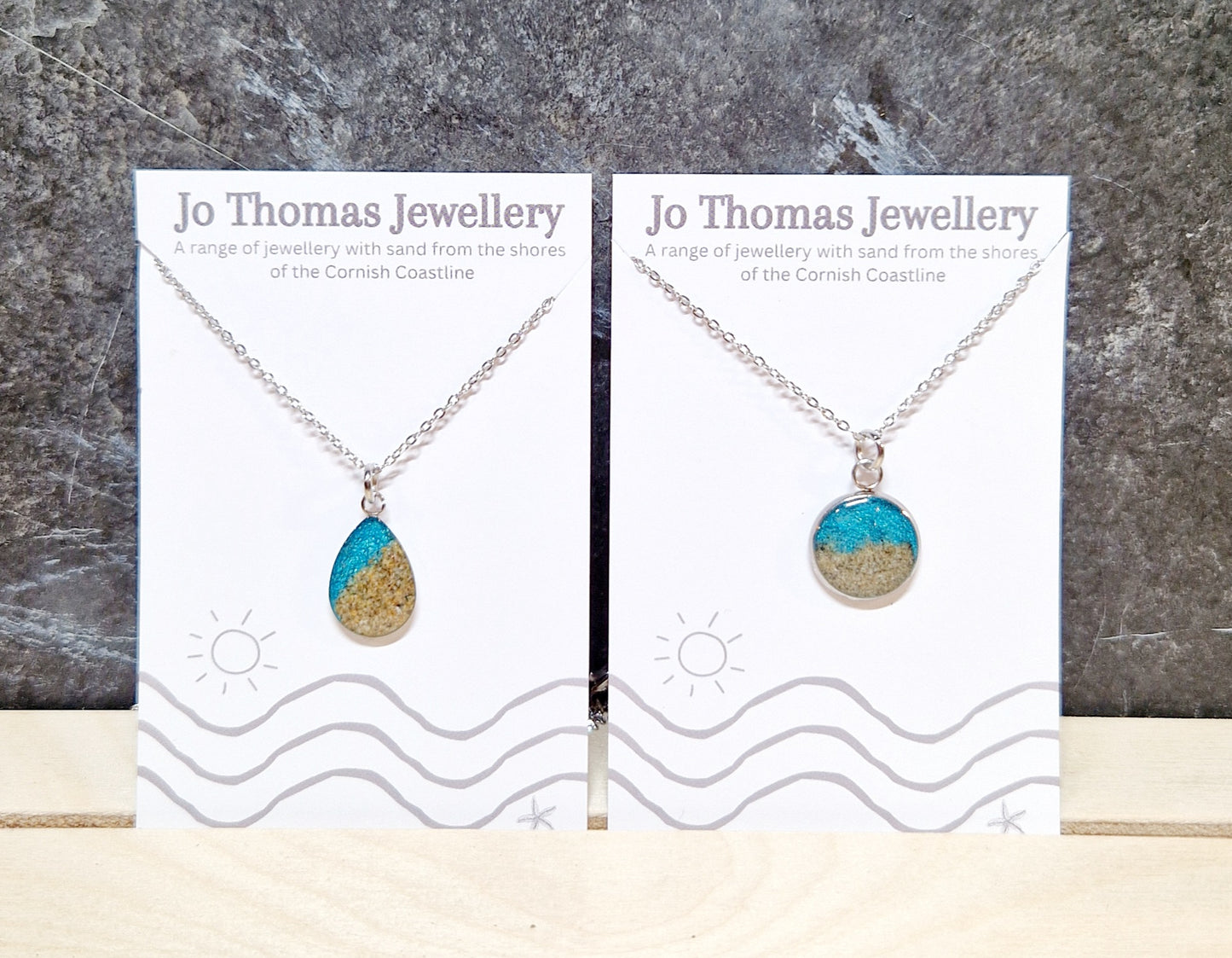 Shoreline turquoise mini pendant