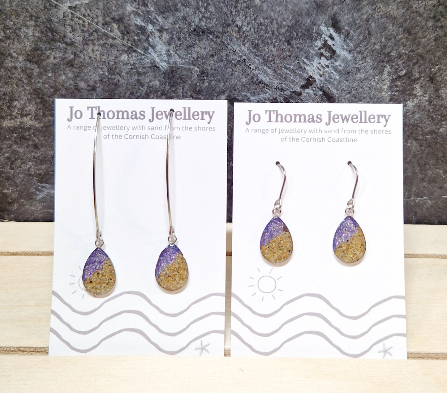 Shoreline Tear drop earrings Mermaid pearl £8-£10