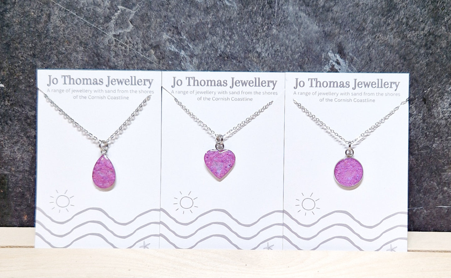 Sand Mini Pendants Raspberry Sorbet