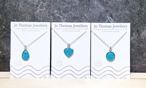 Sand Mini Pendants Turquoise pearl