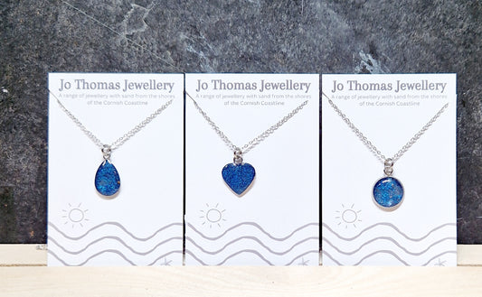 Sand Mini Pendants Night blue shimmer