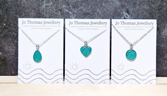 Sand Mini Pendants Metallic green
