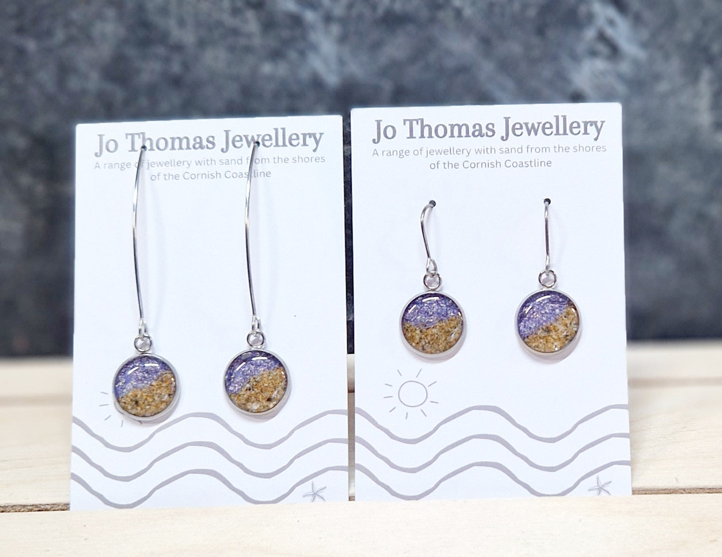 Shoreline round drop earrings mermaid pearl £8.00- £10.00